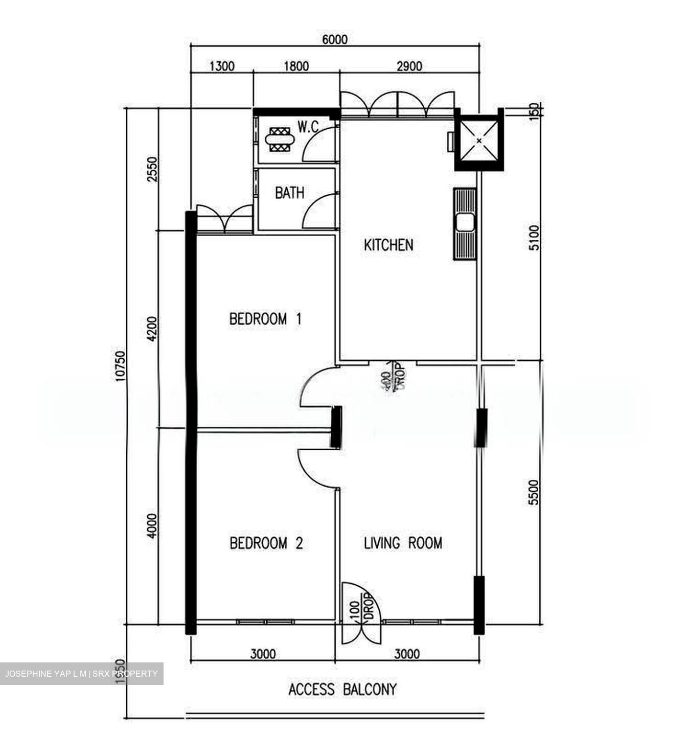 Blk 535 Bedok North Street 3 (Bedok), HDB 3 Rooms #632922361